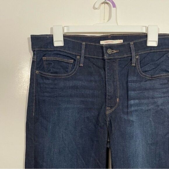 Levi's Dark Wash Slimming Boot Cut Jeans - Picture 3 of 6